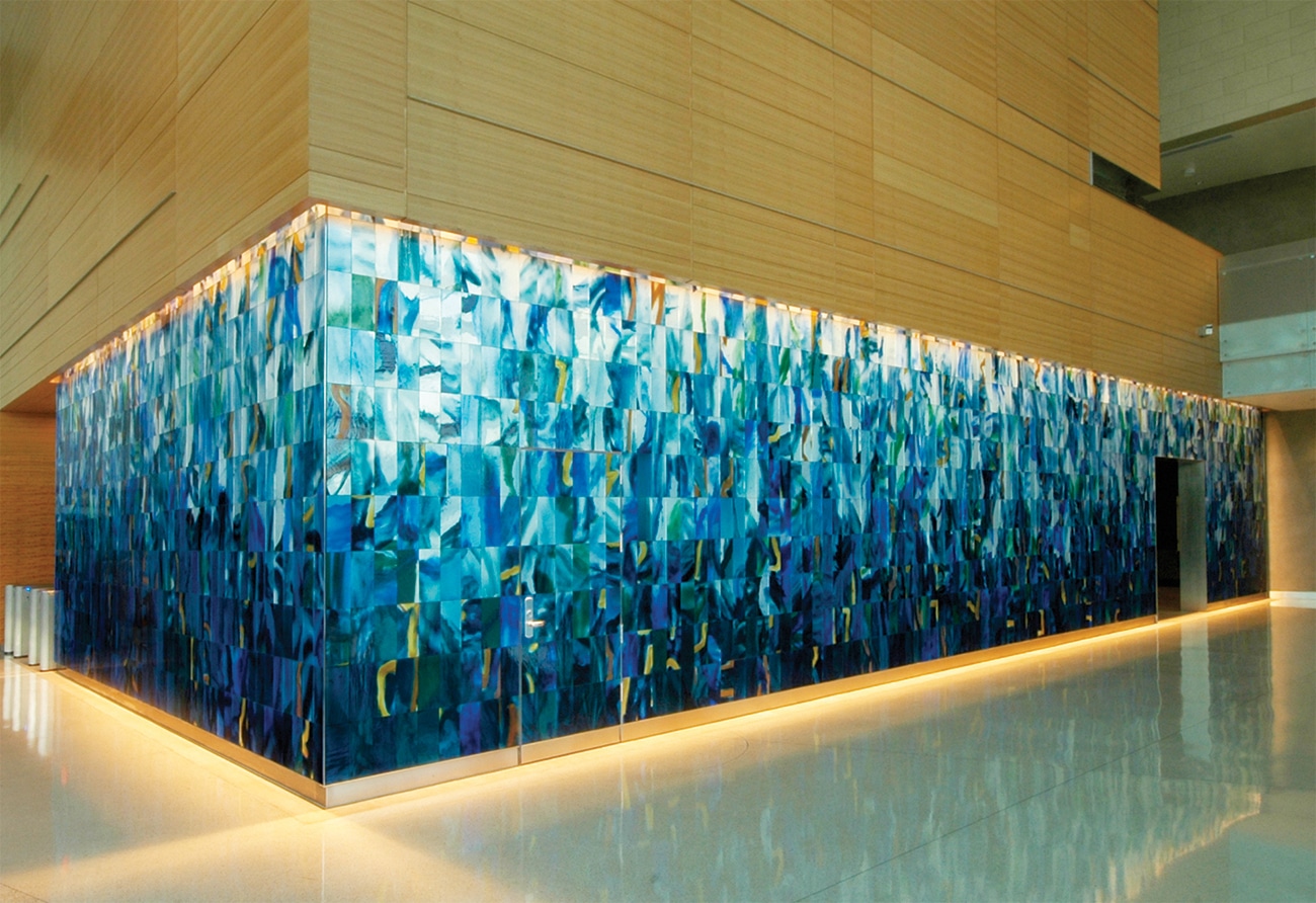 Art Glass Installation at CalSTRS Headquarters | Paul Housberg