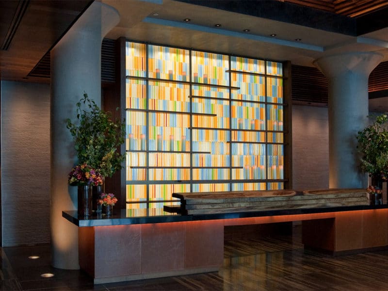 Decorative Glass Wall | Ink48 Hotel | Paul Housberg