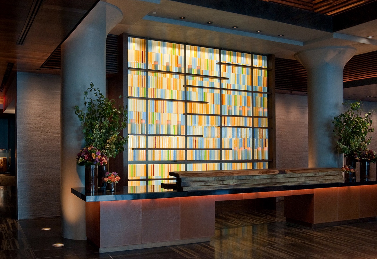 Decorative Glass Wall | Ink48 Hotel | Paul Housberg