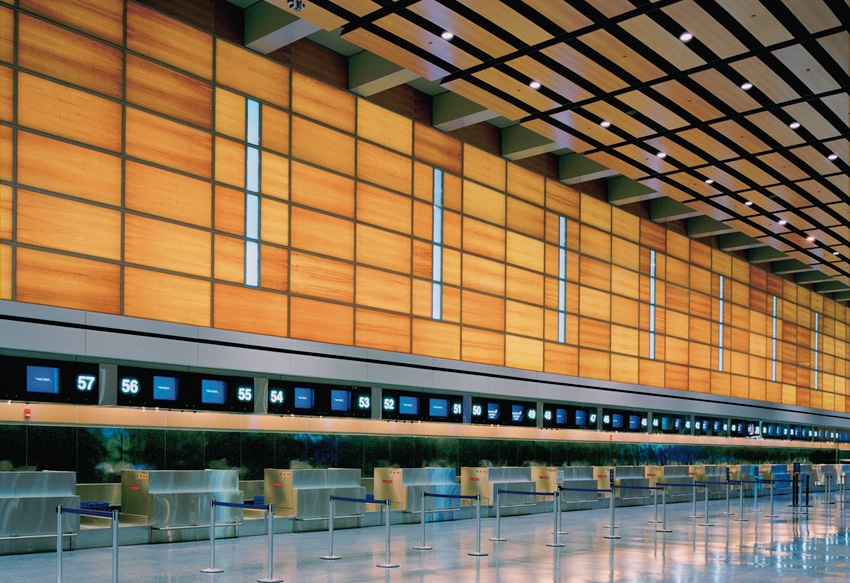 Light and Glass Art Installation | Logan Airport | Paul Housberg