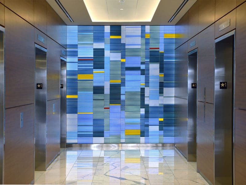 Backlit Glass Wall | Longwood Medical Center | Paul Housberg