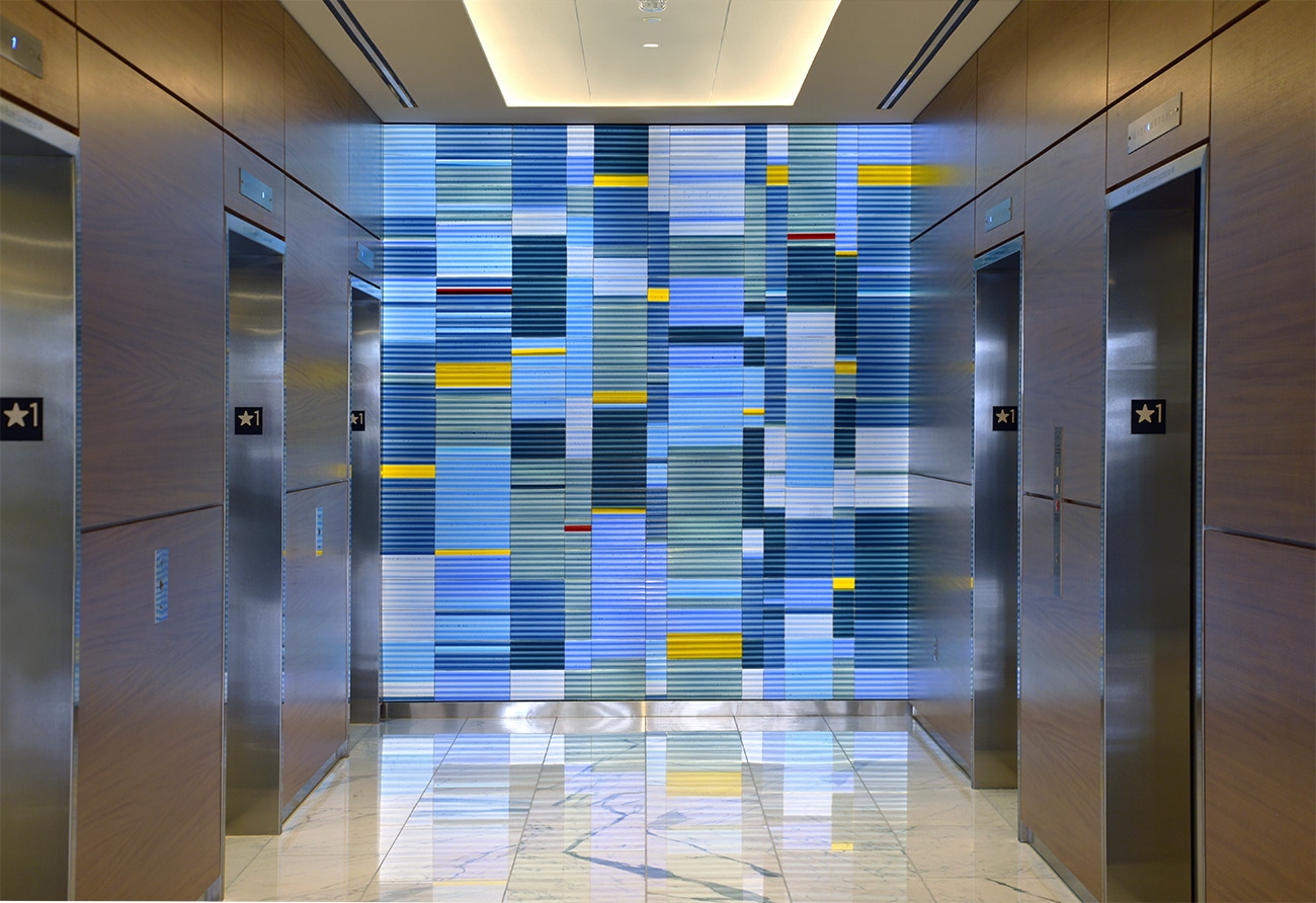 Backlit Glass Wall | Longwood Medical Center | Paul Housberg
