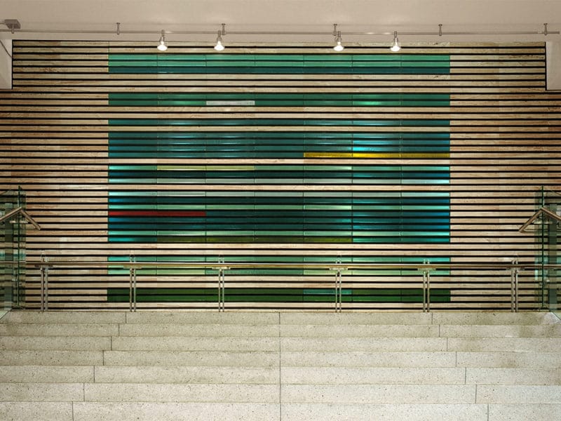 Colored glass art | Utah Marriott Library | Paul Housberg