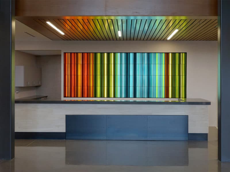 Lobby Feature Wall |1| Parker Recreation Center | Paul Housberg